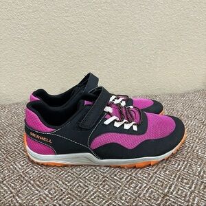Merrell Trail Glove 7 Sneakers Kids Sz 7M Purple Pink Walking Shoes Outdoor Camp